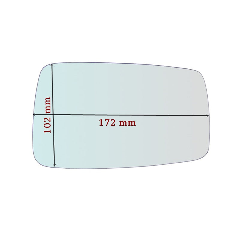 Vitre rétroviseur côté GAUCHE pur Seat Toledo I (1L) depuis 1991-1999 GALLO RETROVISORI
