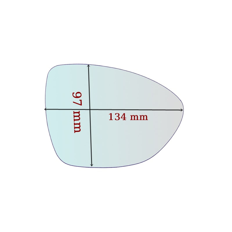 Vitre rétroviseur côté GAUCHE pur Peugeot Elystar - www.glass-europa.com