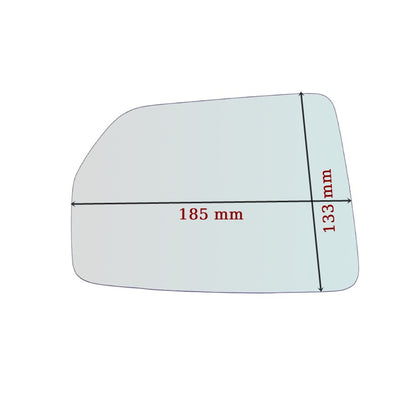 Miroir De Rechange côté DROIT pur Sportage II (JE) depuis 2004-2009 - MIROIRS-AUTO2004