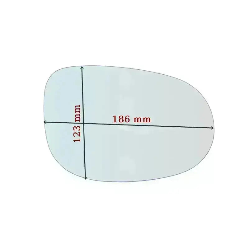 Vitre Rétroviseur Bleu Côté DROIT Pur Fiat Bravo II (198) dal 2006> - MIROIRS-AUTO2004