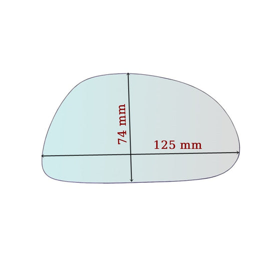 Vitre rétroviseur côté DROIT Moto Gilera Runner 2006> - www.glass-europa.com