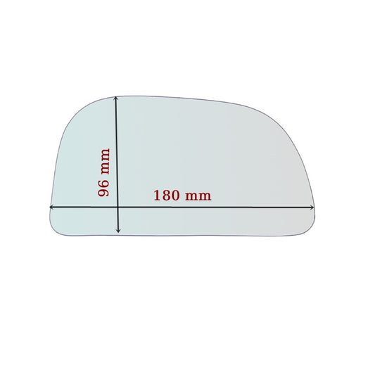 Miroir De Rechange côté DROIT pur Mitsubishi Space Star I (DG) 1998-2004 - MIROIRS-AUTO2004
