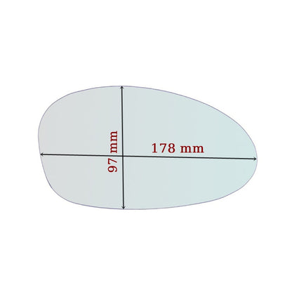 Vitre Miroir Asphérique DROIT Pur Bmw Z4 (E85) depuis 2003-2009 GALLO RETROVISORI