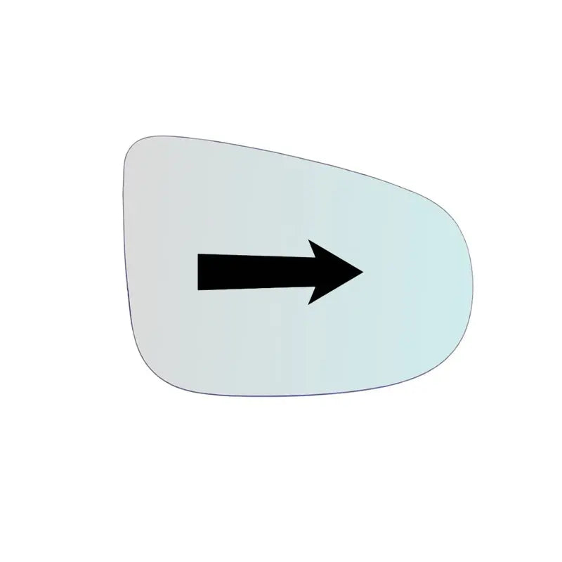 Vitre rétroviseur côté DROIT pur Volkswagen Golf VI depuis 2008-2013 - MIROIRS-AUTO2004