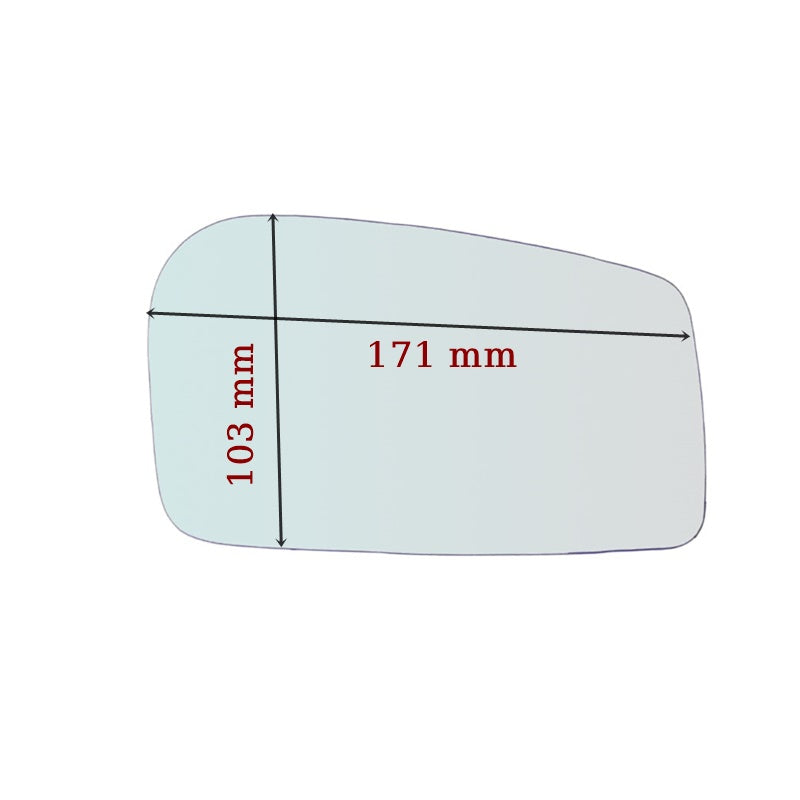 Vitre rétroviseur côté GAUCHE pur Peugeot 806 (221) depuis 1994-2002 GALLO RETROVISORI