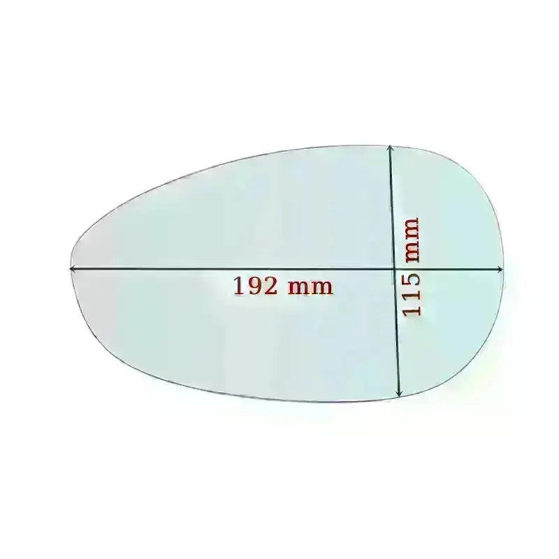 Plaque de miroir rétroviseur DROIT Pur Alfa Romeo 4C dal 2013> - MIROIRS-AUTO2004