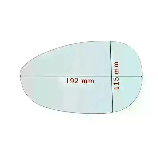 Plaque de miroir rétroviseur DROIT Pur Alfa Romeo 4C dal 2013> - MIROIRS-AUTO2004