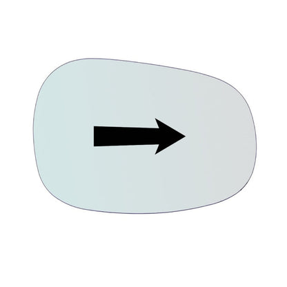 Vitre rétroviseur côté DROIT pur Bmw Serie 1 (E87) depuis 2009-2013 GALLO RETROVISORI