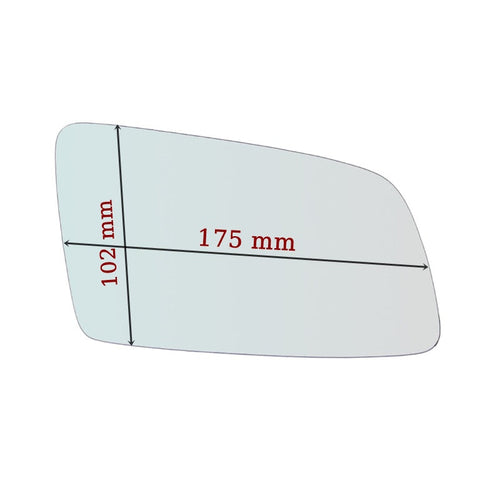 Vitre rétroviseur côté GAUCHE pur Audi Q3 II (F3) depuis 2018> (Copia) GALLO RETROVISORI