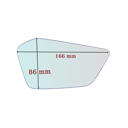Vitre rétroviseur côté DROIT pur Kawasaky Ninja 25R - www.glass-europa.com