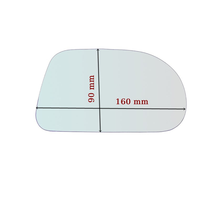 Miroir De Rechange côté DROIT pur Fiat Bravo I (182) depuis 1995-2001 GALLO RETROVISORI