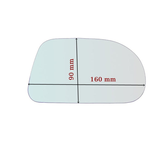 Miroir De Rechange côté DROIT pur Fiat Bravo I (182) depuis 1995-2001 GALLO RETROVISORI