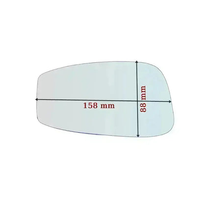 Vitre Miroir Asphérique DROIT pur Fiat Stilo (192) depuis 2001-2009 - MIROIRS-AUTO2004