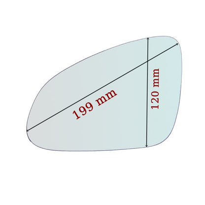 Vitre rétroviseur côté DROIT pur Opel Astra J depuis 2010-2015 GALLO RETROVISORI