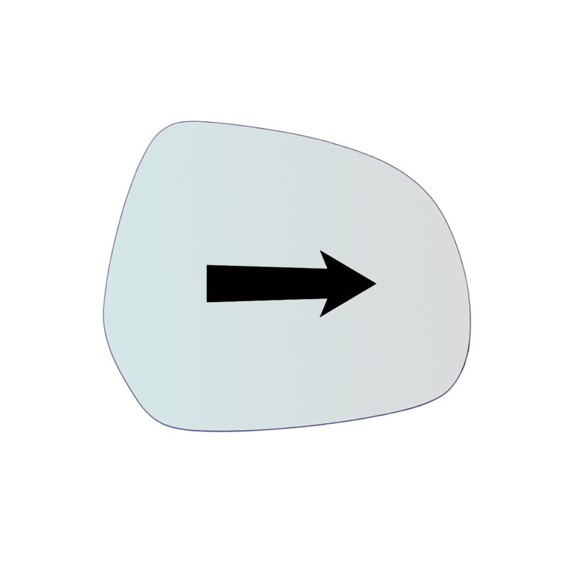 Vitre rétroviseur côté DROIT pur Opel Agila B (H08) depuis 2008-2014 - MIROIRS-AUTO2004