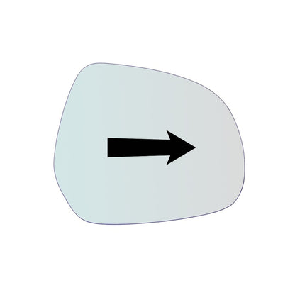 Vitre rétroviseur côté DROIT pur Opel Agila B (H08) depuis 2008-2014 - MIROIRS-AUTO2004