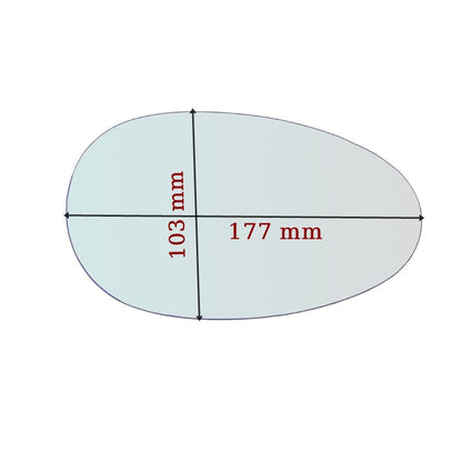 Miroir De Rechange côté GAUCHE pur Rover 75 (RJ) depuis 1999-2004 GALLO RETROVISORI