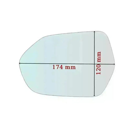 Vitre Miroir Asphérique DROIT pur Toyota Prius IV (W5) depuis 2015> - MIROIRS-AUTO2004