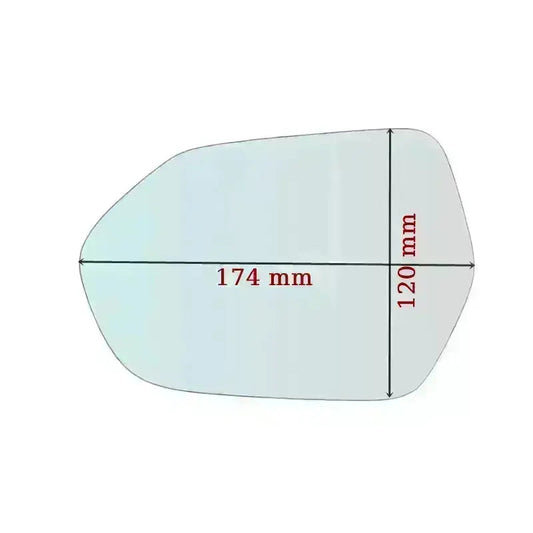 Vitre Miroir Asphérique DROIT pur Toyota Prius IV (W5) depuis 2015> - MIROIRS-AUTO2004