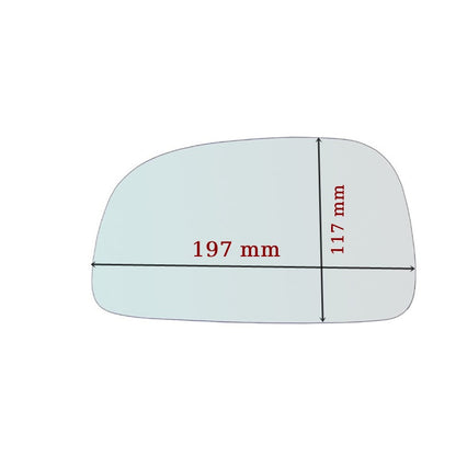 Vitre rétroviseur côté DROIT pur Hyundai Santa Fe I (SM) depuis 2000> GALLO RETROVISORI