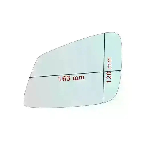 Vitre rétroviseur côté GAUCHE pur Bmw Série 5 (F10,F11) 2009-2016 GALLO RETROVISORI