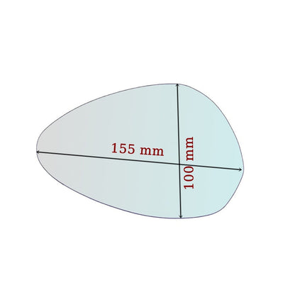 Vitre rétroviseur côté DROITE Moto Malaguti Madison 3 - www.glass-europa.com