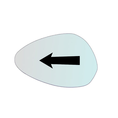 Vitre rétroviseur côté GAUCHE Moto Malaguti Madison 3 - www.glass-europa.com