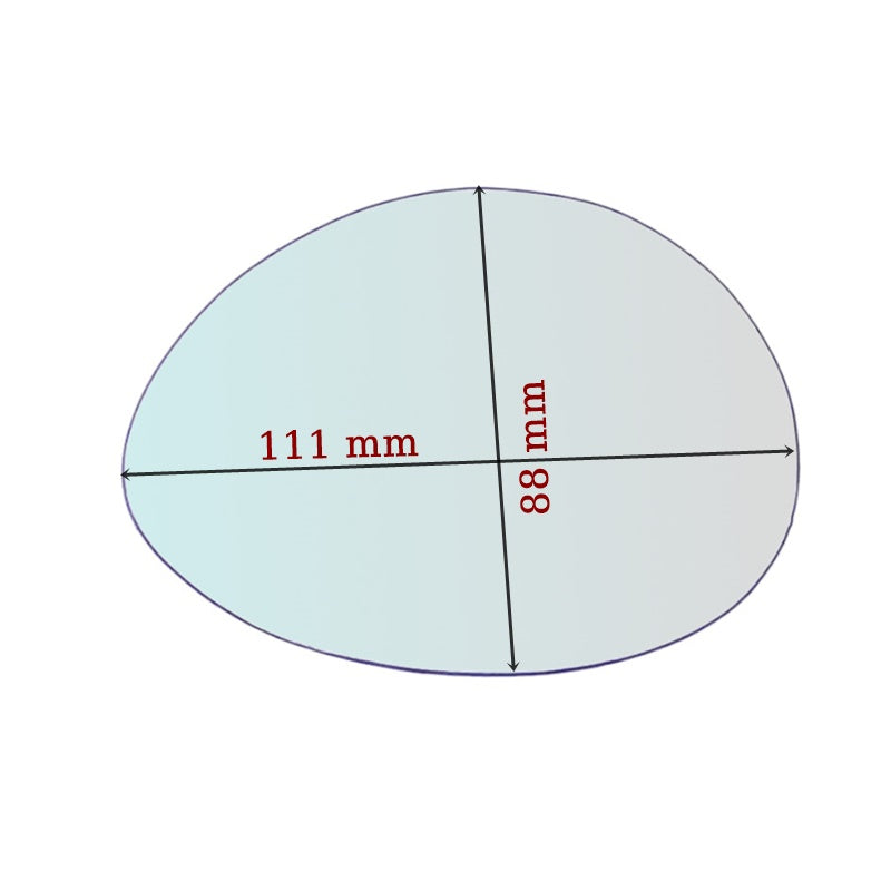 Vitre rétroviseur côté DROIT Moto Piaggio ZIP - www.glass-europa.com