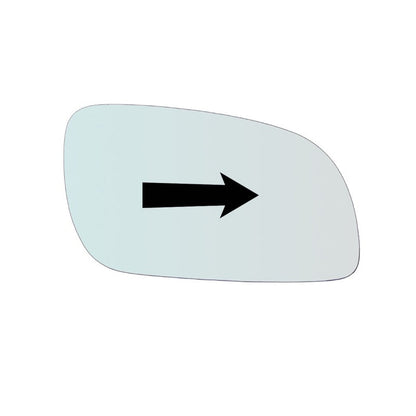 Vitre rétroviseur côté DROIT pur Volkswagen Touran depuis 2003-2010 GALLO RETROVISORI
