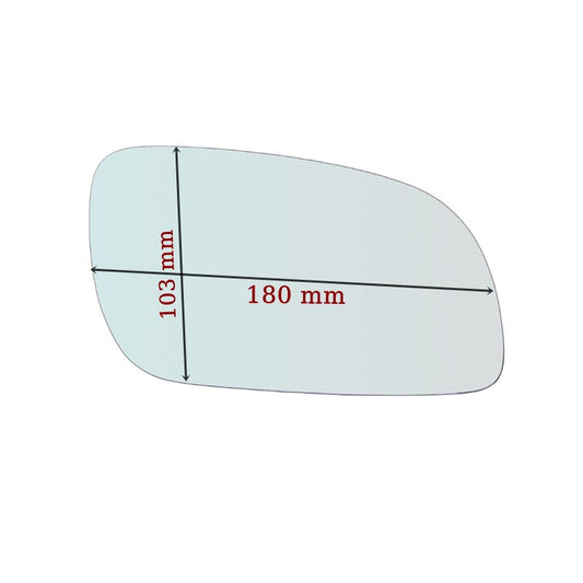 Vitre rétroviseur côté GAUCHE pur Volkswagen Touran depuis 2003-2010 GALLO RETROVISORI