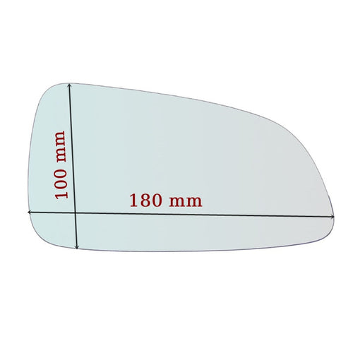 Miroir De Rechange côté GAUCHE pur Opel Astra H (A04) depuis 2004-2008 GALLO RETROVISORI