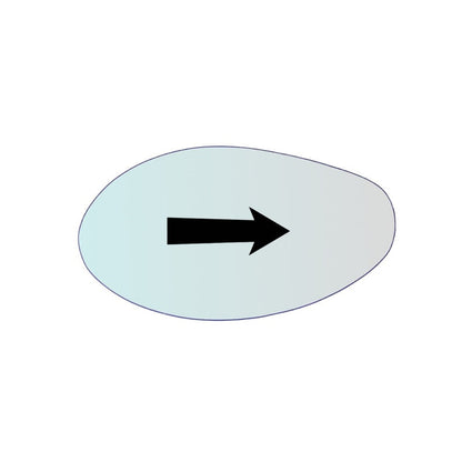 Vitre rétroviseur côté DROITE Moto Yamaha Scooter - www.glass-europa.com