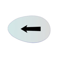 Miroir De Rechange Bleu Côté GAUCHE Pur Alfa Romeo 156 (932) 1997-2005 - MIROIRS-AUTO2004