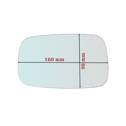Miroir De Rechange côté DROIT pur Renault Clio III (BR0/1) depuis 2005-2009 - MIROIRS-AUTO2004