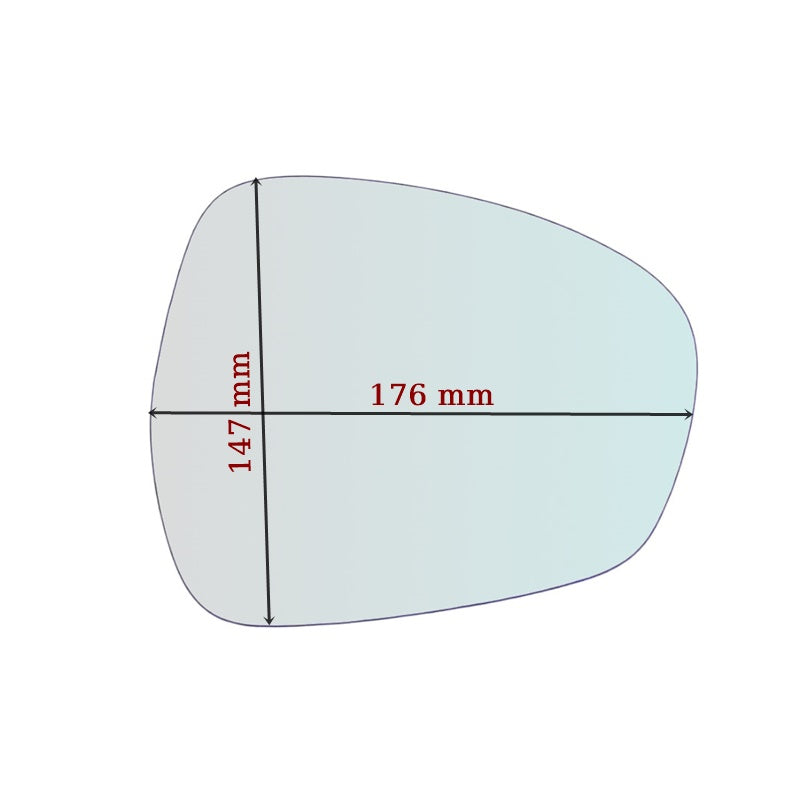 Miroir De Rechange côté DROIT pur Alfa Romeo Stelvio (949) depuis 2016> - MIROIRS-AUTO2004