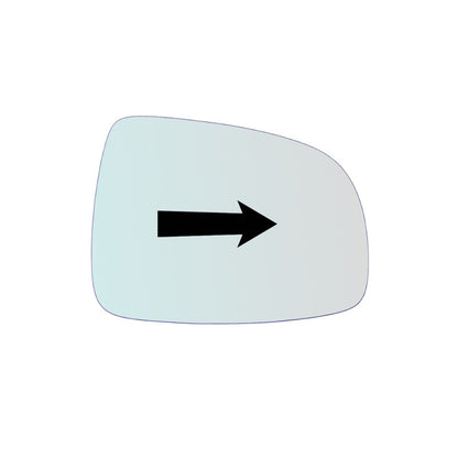 Miroir De Rechange côté DROIT pur Nissan Note I (E11) depuis 2005-2012 - MIROIRS-AUTO2004