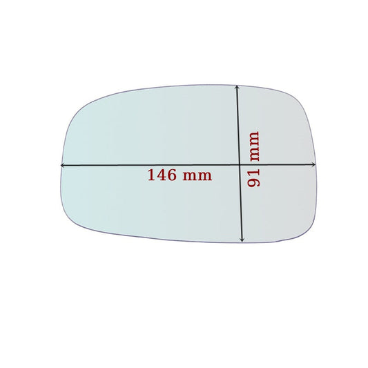 Miroir De Rechange côté DROIT pur Peugeot 306 depuis 1993-2001 GALLO RETROVISORI