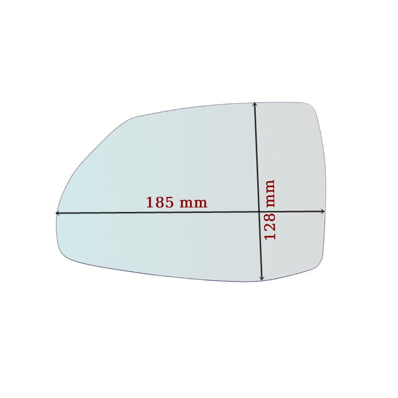 Vitre Miroir Asphérique GAUCHE Pur Audi Q7 II (4MB) depuis 2015> - MIROIRS-AUTO2004