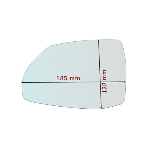 Vitre Miroir Asphérique GAUCHE Pur Audi Q7 II (4MB) depuis 2015> - MIROIRS-AUTO2004