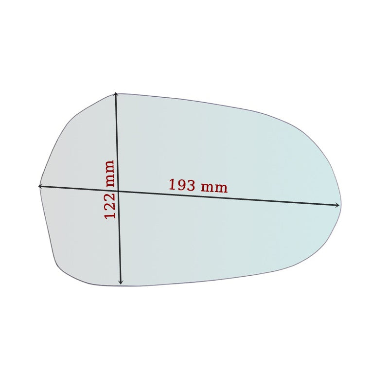 Miroir De Rechange côté DROIT pur Audi A8 III (4H2) depuis 2009-2013 - MIROIRS-AUTO2004