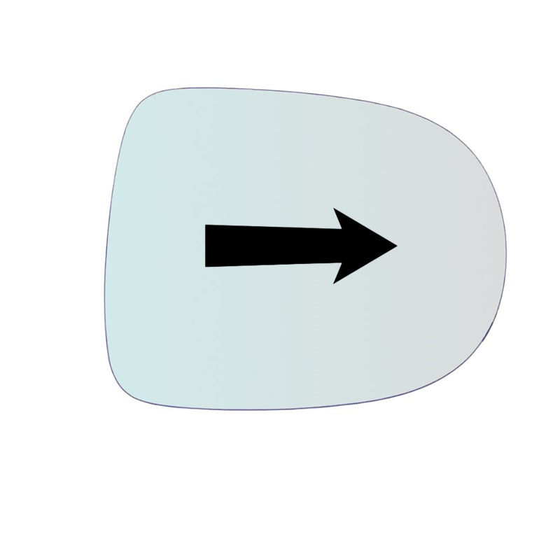 Vitre rétroviseur côté DROIT Renault Twingo II (CN0) depuis 2010-2014 GALLO RETROVISORI