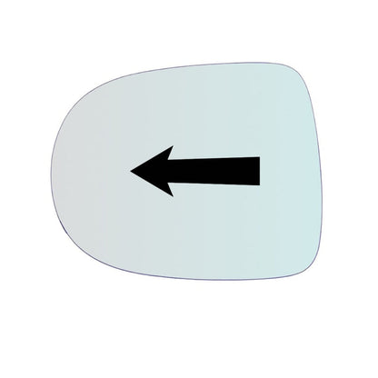Vitre rétroviseur côté GAUCHE Renault Twingo II (CN0) depuis 2010-2014 GALLO RETROVISORI