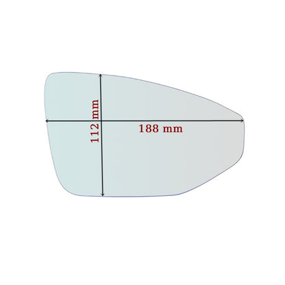Vitre Miroir Asphérique DROIT Pur Audi A8 IV (4N2) depuis 2017> - MIROIRS-AUTO2004
