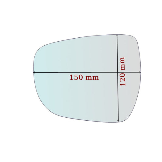 Vitre rétroviseur côté DROITE pur Suzuki Ignis III (MF) 2016> - www.glass-europa.com
