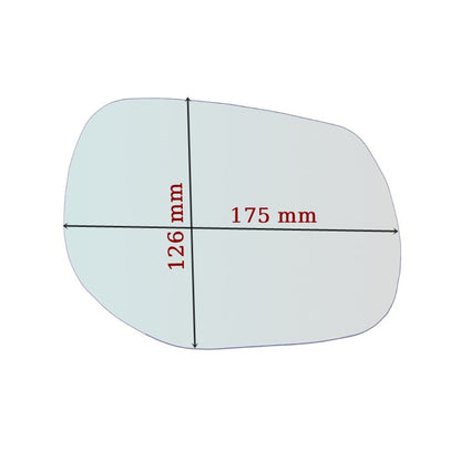 Vitre rétroviseur côté DROIT pur Infiniti Q70 depuis 2013> GALLO RETROVISORI