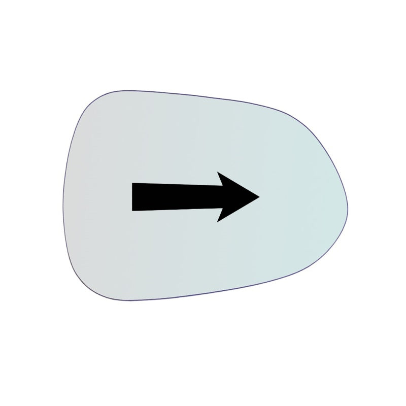 Vitre rétroviseur côté DROIT Honda Jazz II (GD) depuis 2001-2004 GALLO RETROVISORI