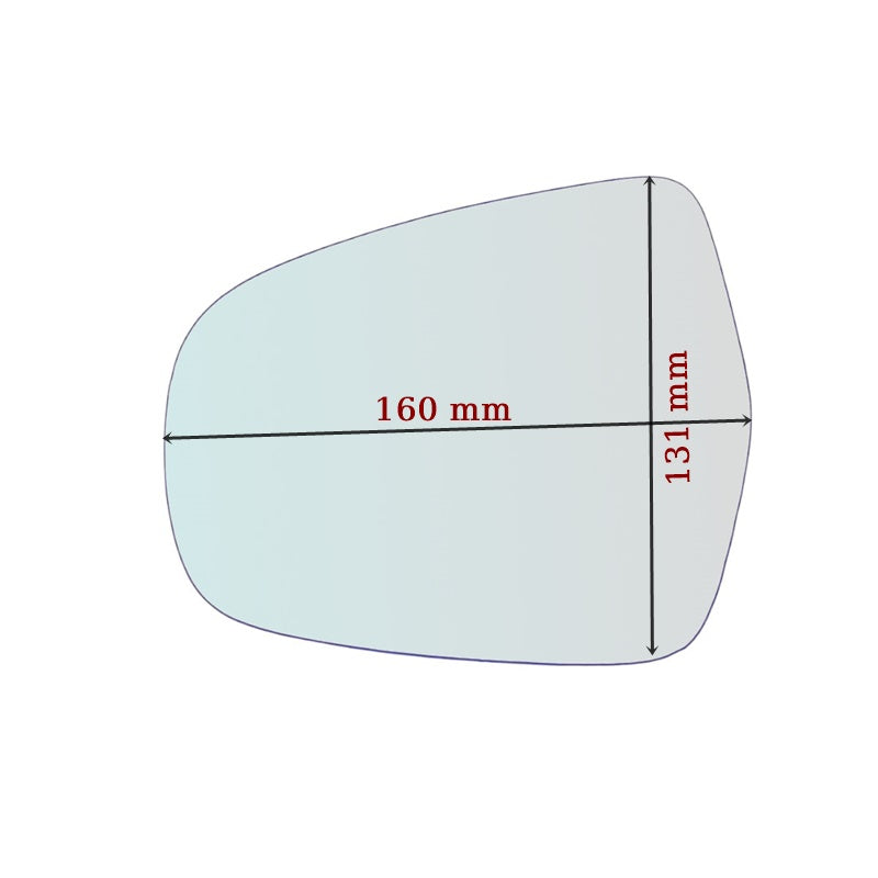 Miroir De Rechange côté DROIT pur Suzuki Vitara III (LY) depuis 2015> - MIROIRS-AUTO2004