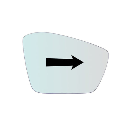 Vitre rétroviseur côté DROIT pur Skoda Superb III (3V) depuis 2015> GALLO RETROVISORI