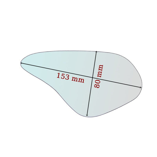 Vitre rétroviseur côté DROIT Moto Ducati 848 EVO - www.glass-europa.com