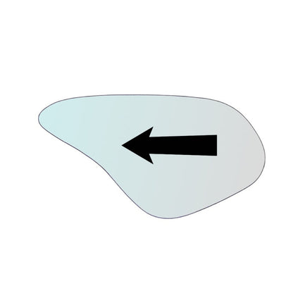 Vitre rétroviseur côté GAUCHE Moto Ducati 848 EVO - www.glass-europa.com